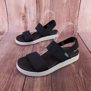 Keen Womens Size 9 Elle Backstrap Sandals lack Casual Comfort Slingback 1022620